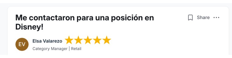 Captura del testimonio de Elsa